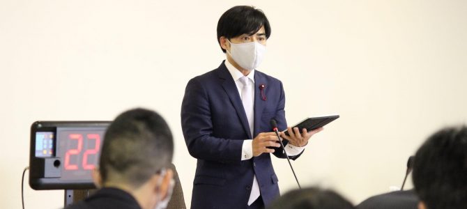 令和3年度予算特別委員会局別審査にて質疑しました